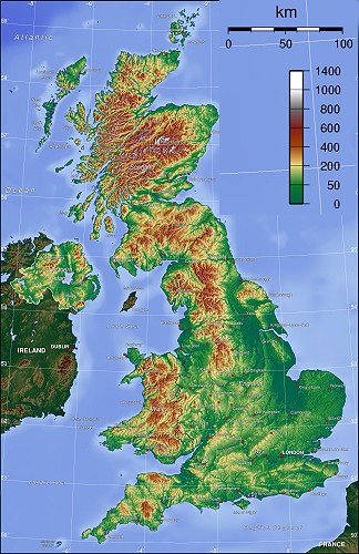 英国土地面积和特点概述