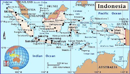 其实这里指的是印度尼西亚的地理结构由18307个岛屿组成的,总占地面积
